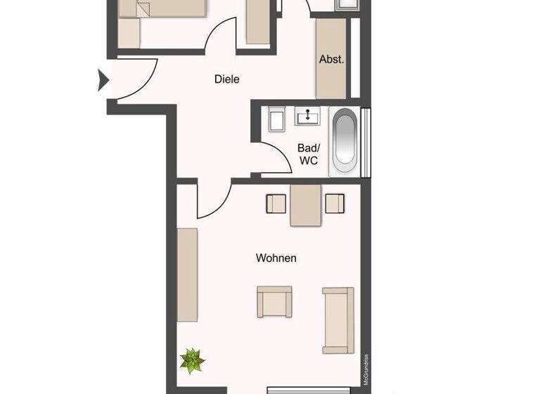 Wohnung zum Kauf 129.000 € 2 Zimmer 53 m² frei ab sofort Bad Liebenzell 75378