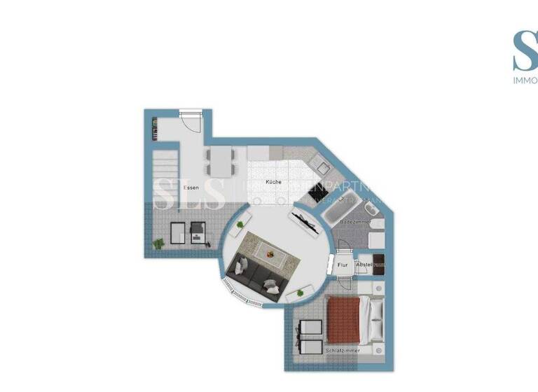 Wohnung zum Kauf 199.000 € 2,5 Zimmer 88,6 m² 2. Geschoss Stadtmitte Viersen 41747