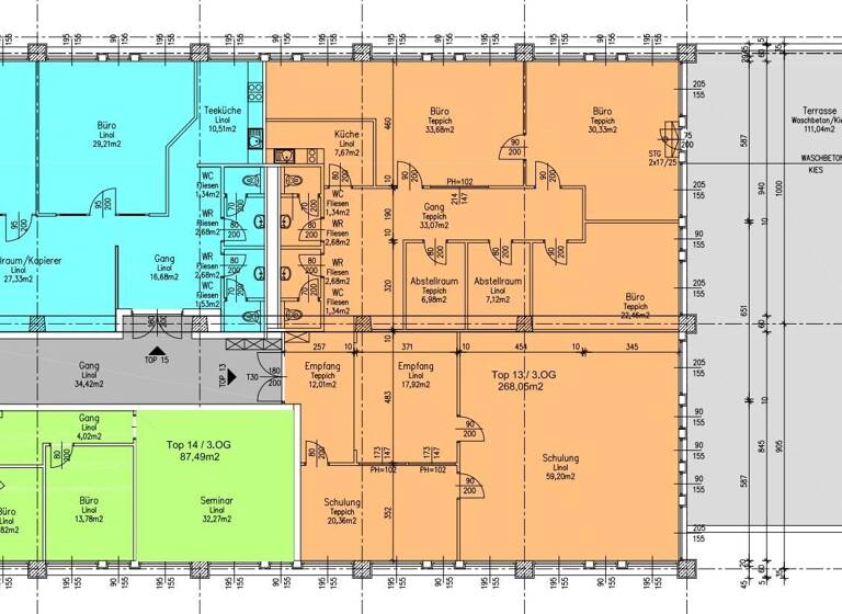 Bürogebäude zur Miete 2.815 € 5 Zimmer 268,1 m² Bürofläche Wiener Neudorf 2351