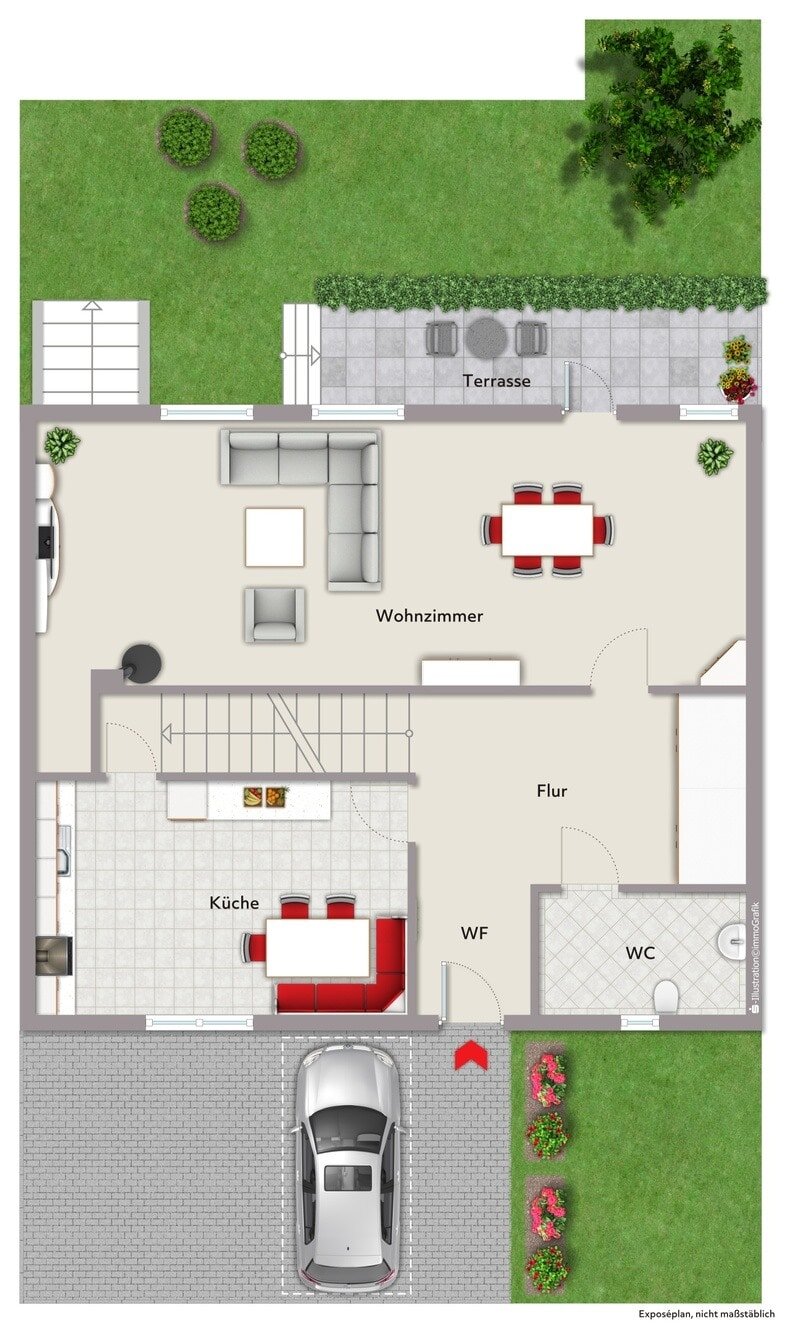 Reihenmittelhaus zum Kauf 310.000 € 6 Zimmer 130 m²<br/>Wohnfläche 185 m²<br/>Grundstück Heilsbronn Heilsbronn 91560