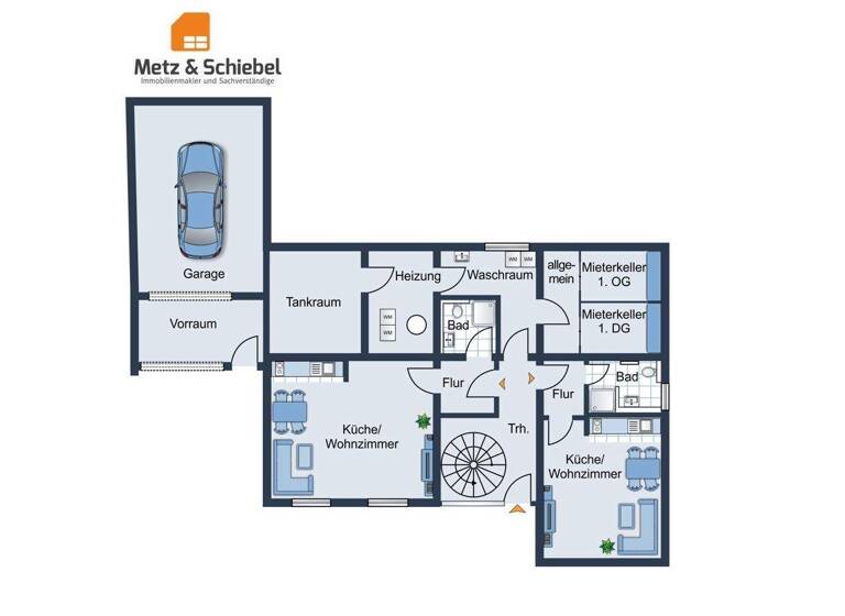 Mehrfamilienhaus zum Kauf 930.000 € 9 Zimmer 279,2 m² 497 m² Grundstück Naurod Wiesbaden 65207