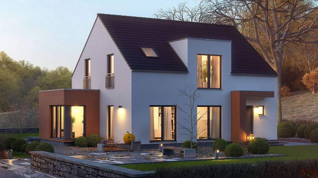 Einfamilienhaus zum Kauf provisionsfrei 463.100 € 6,5 Zimmer 182 m² 451 m² Grundstück Wilhelmsglück Michelbach an der Bilz 74544