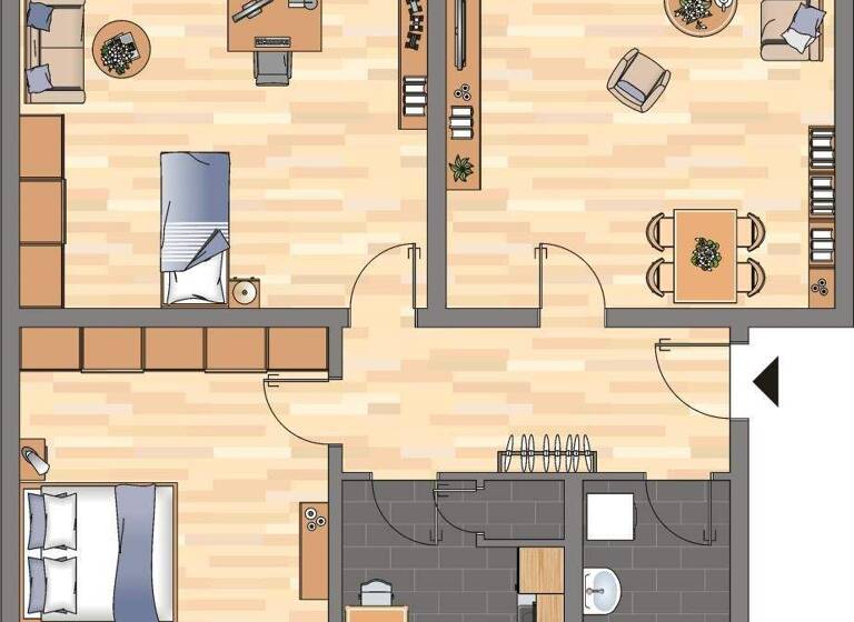 Wohnung zur Miete 589 € 3,5 Zimmer 74,5 m² EG frei ab 13.04.2026 Zeisigweg 2 Hohenlimburg Hagen 58119