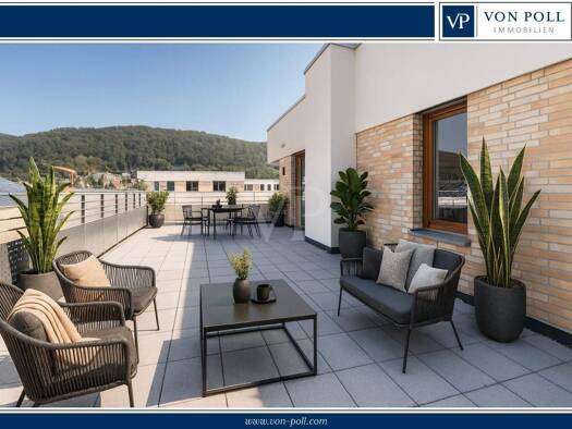 Penthouse zur Miete 2.000 € 3 Zimmer 100,5 m² Südstadt Heidelberg / Südstadt 69126