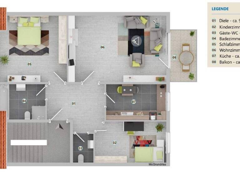 Wohnung zum Kauf 229.000 € 3 Zimmer 74 m² 3. Geschoss Fallersleben Wolfsburg 38442