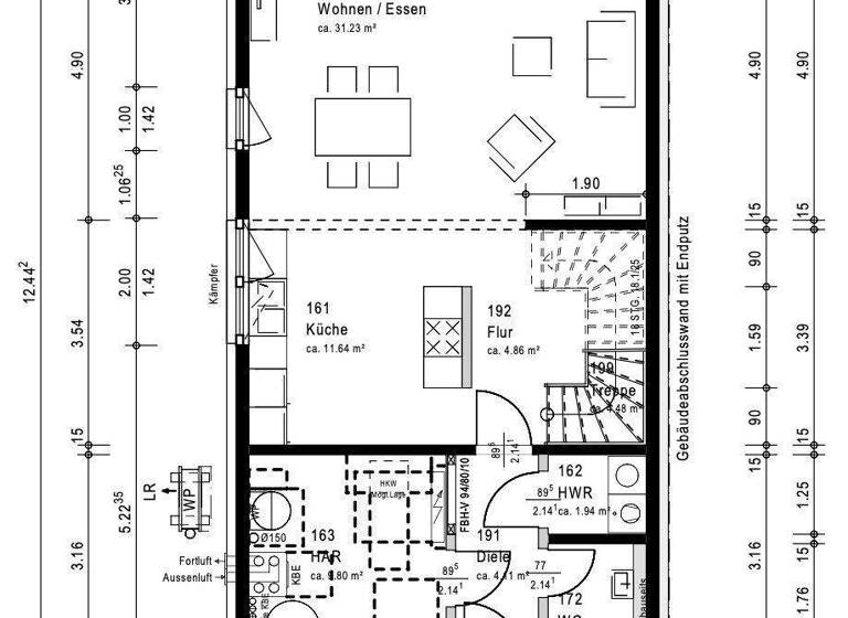 Doppelhaushälfte zum Kauf - Erstbezug provisionsfrei 431.000 € 4 Zimmer 100 m² 310 m² Grundstück Neuhengstett Althengstett 75382