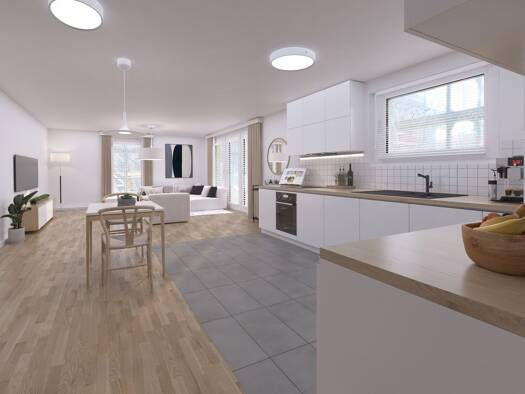 Terrassenwohnung zum Kauf - Neubau provisionsfrei 350.000 € 2 Zimmer 64,7 m² EG frei ab sofort Seehaldenweg 6 Höfen Winnenden 71364