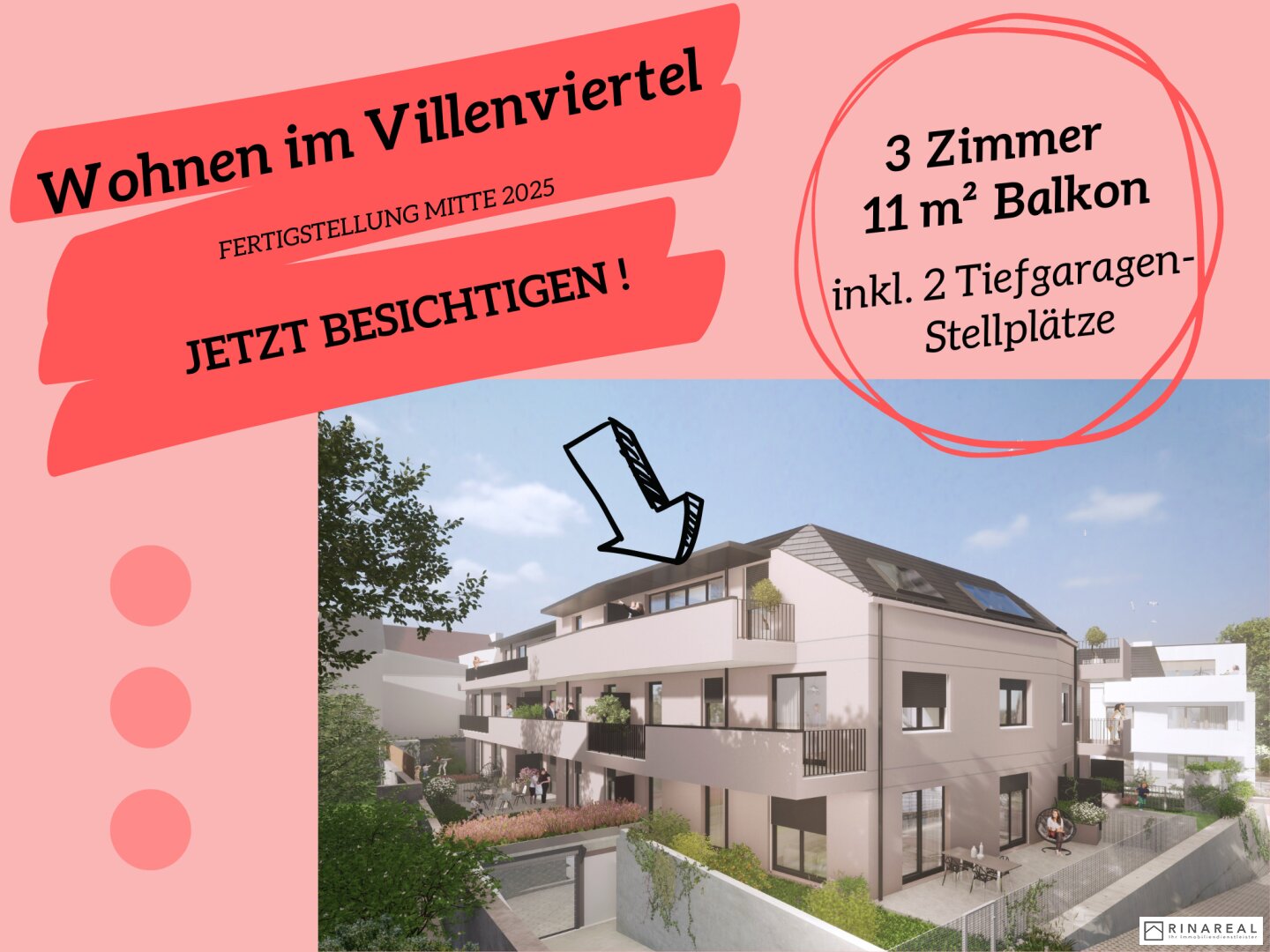 Terrassenwohnung zum Kauf provisionsfrei 498.600 € 3 Zimmer 79,4 m²<br/>Wohnfläche Bad Vöslau 2540