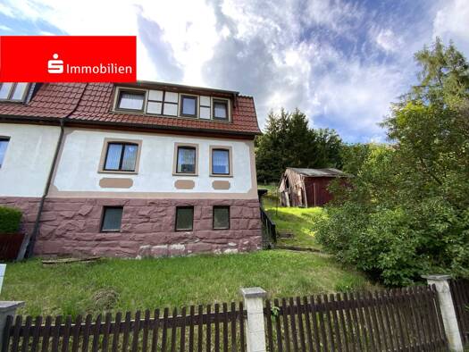 Doppelhaushälfte zum Kauf 56.000 € 4 Zimmer 90 m² 572 m² Grundstück Schwarza 98547