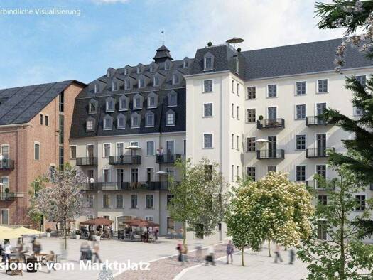 Wohnung zur Miete 615 € 2 Zimmer 72 m² 2. Geschoss frei ab 01.03.2026 Marktplatz 3a Flöha 09557