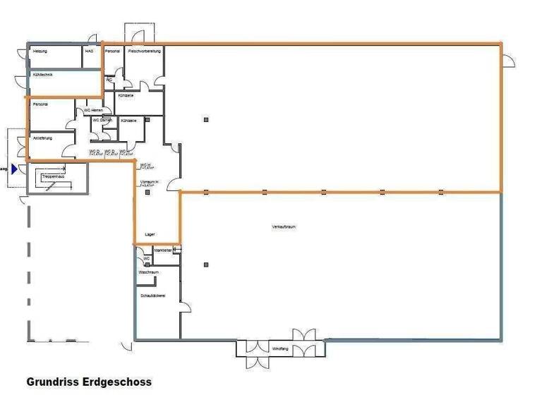 Lagerhalle zur Miete provisionsfrei 610 m² Lagerfläche Lange Straße 7 Rodenkirchen Stadland 26935