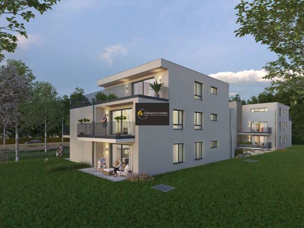 Wohnung zum Kauf - Neubau provisionsfrei 255.500 € 2 Zimmer 59,8 m² 1. Geschoss Schlotfeld Weipertshofen Stimpfach 74597