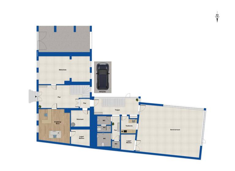 Praxis zum Kauf 495.000 € 4 Zimmer Westvorstadt Weimar 99423