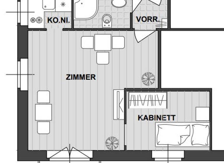 Wohnung zum Kauf - Erstbezug 214.900 € 1,5 Zimmer 32,6 m² 2. Geschoss Bujattigasse Wien 1140