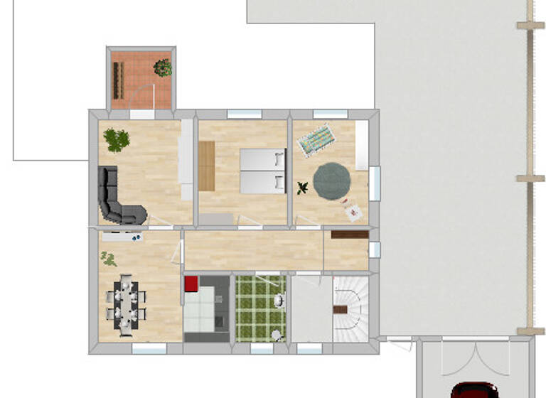 Doppelhaushälfte zum Kauf 560.000 € 10 Zimmer 230 m²<br/>Wohnfläche 580 m²<br/>Grundstück Hochstraße 19 Hilpolding Taufkirchen a. d. Vils 84416