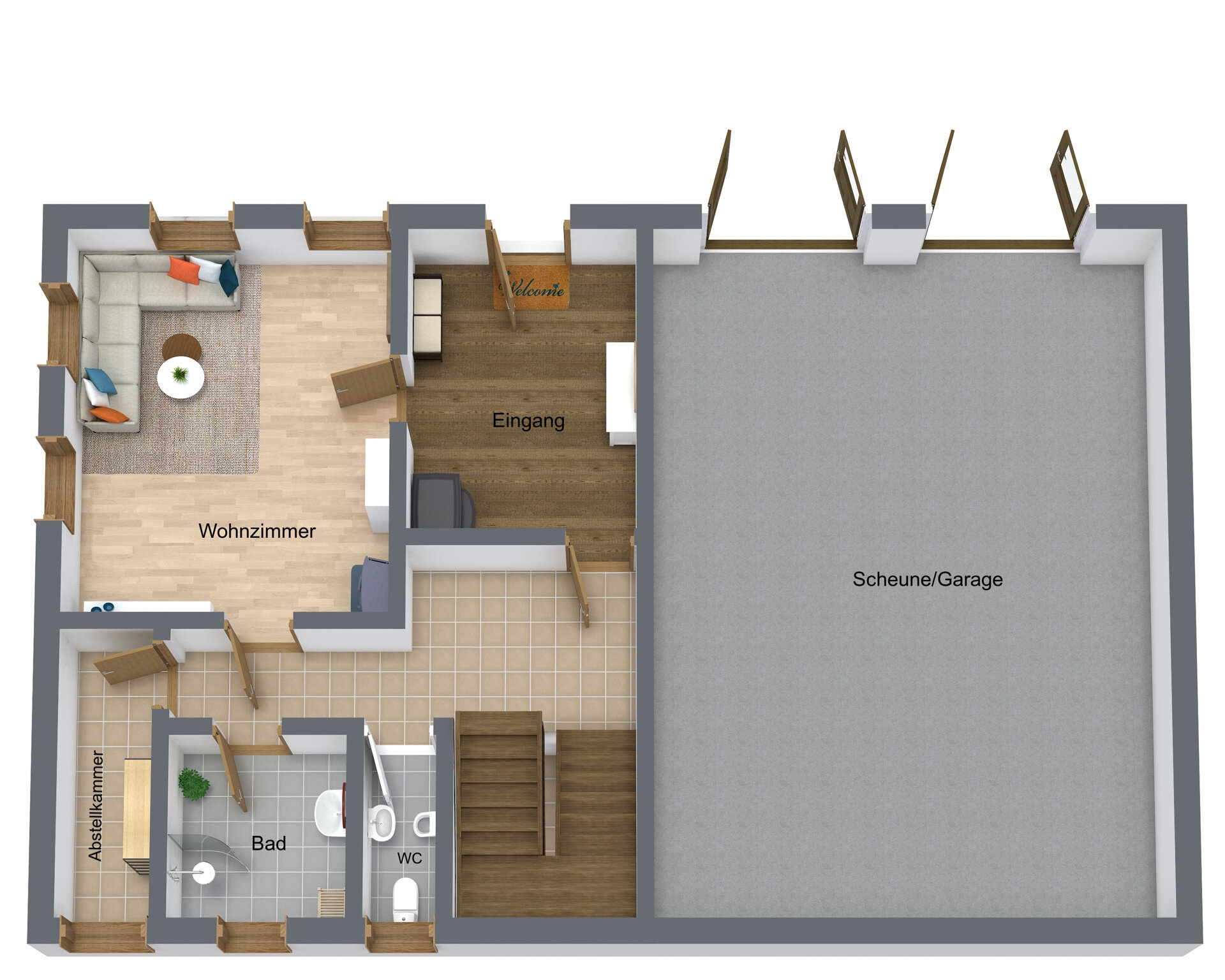 Einfamilienhaus zum Kauf 184.000 € 4 Zimmer 127 m²<br/>Wohnfläche 752 m²<br/>Grundstück Hüttenzell Rattiszell 94372