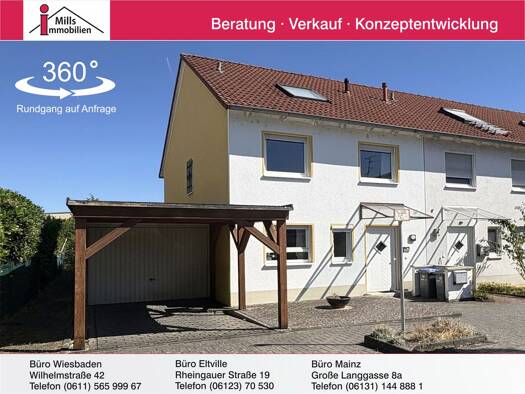 Reihenendhaus zum Kauf 638.000 € 4,5 Zimmer 135 m² 294 m² Grundstück Hochheim Hochheim 65239