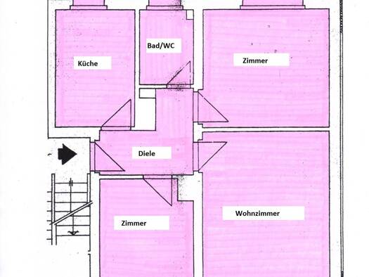 Wohnung zur Miete 415 € 3 Zimmer 58,2 m² EG frei ab 01.12.2026 Am Mühlberg Cumbach Rudolstadt 07407