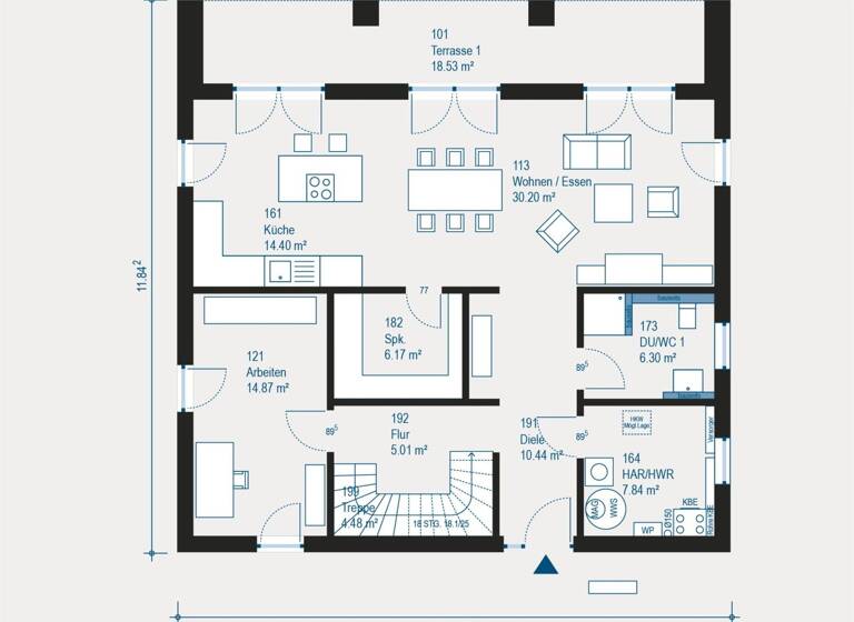 Einfamilienhaus zum Kauf 618.700 € 5 Zimmer 234 m² 500 m² Grundstück Neumarkt Neumarkt in der Oberpfalz 92318
