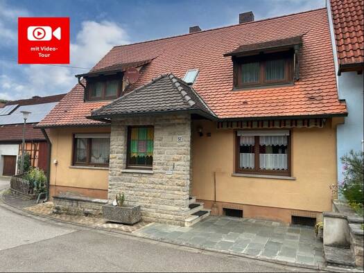 Doppelhaushälfte zum Kauf 145.000 € 5 Zimmer 123 m² 173 m² Grundstück Tauberzell Adelshofen 91587