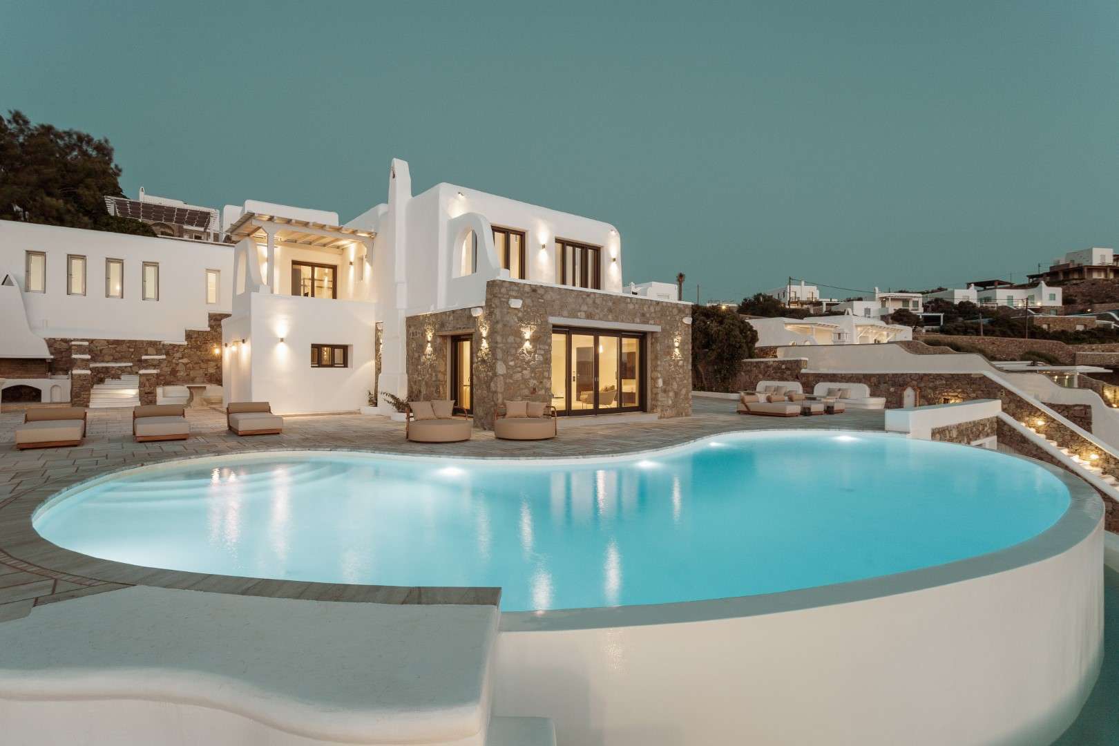 Villa zum Kauf 8.500.000 € 10 Zimmer 630 m²<br/>Wohnfläche 2.600 m²<br/>Grundstück Mikonos