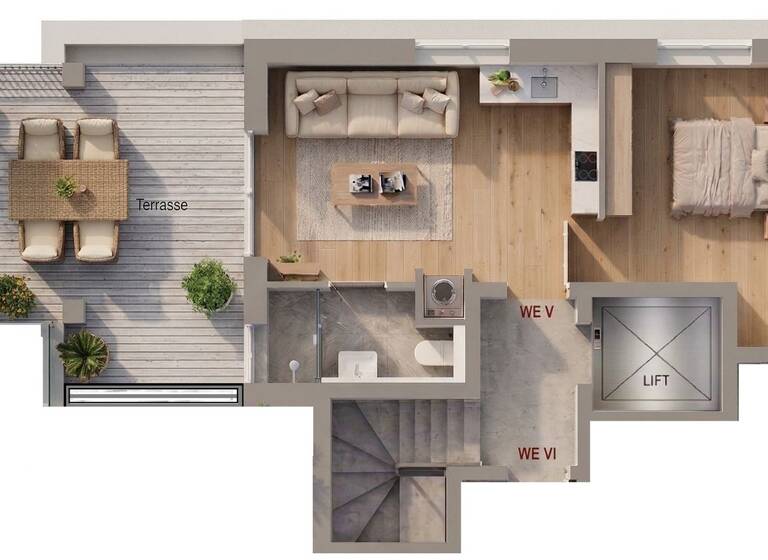 Wohnung zum Kauf - Erstbezug als Kapitalanlage geeignet 254.000 € 2 Zimmer 42,3 m² Karl-Marx-Straße Falkensee 14612