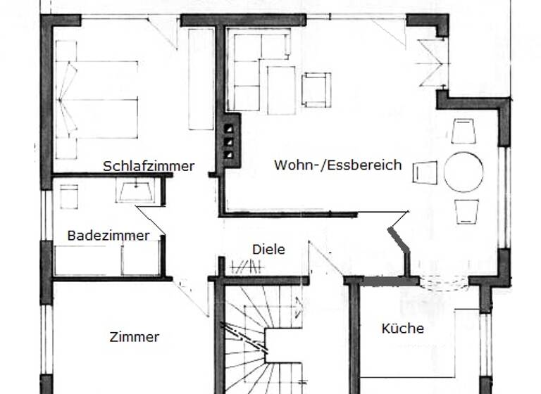 Wohnung zur Miete 810 € 3 Zimmer 90 m²<br/>Wohnfläche ab sofort<br/>Verfügbarkeit Gemünden Weilrod / Gemünden 61276