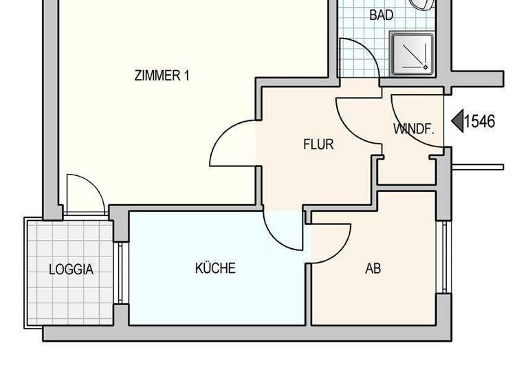 Studio zur Miete nur mit Wohnberechtigungsschein 202 € 1 Zimmer 42,1 m² EG frei ab 01.05.2026 Am Hang 7 Bienenbüttel 29553