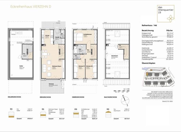 Reihenendhaus zum Kauf - Erstbezug provisionsfrei 663.000 € 4 Zimmer 149,8 m² 201 m² Grundstück Straßwalchen 5204