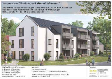 Wohnung zum Kauf provisionsfrei 273.105 € 3 Zimmer 78 m² Gieboldehausen 37343