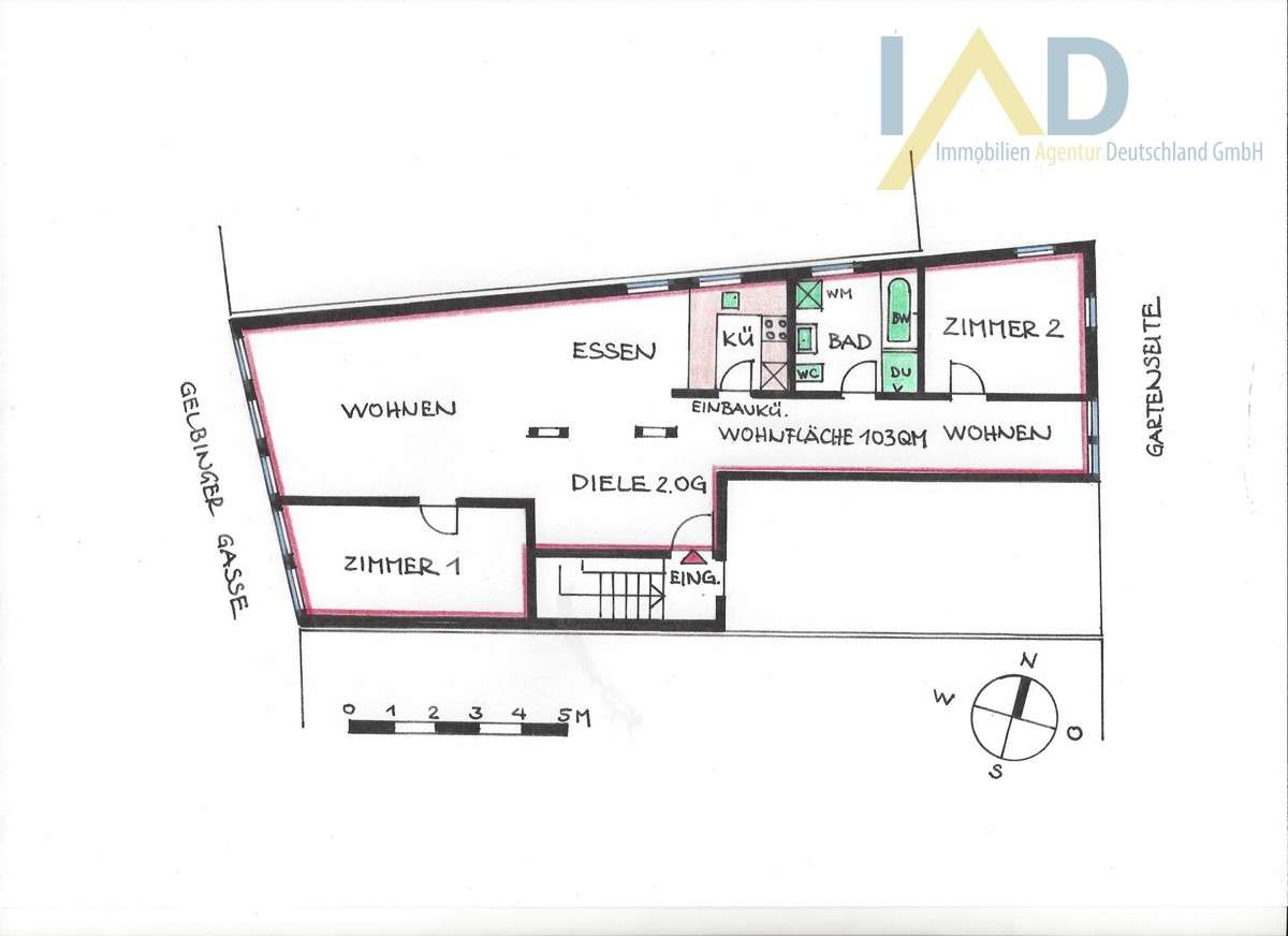 Studio zum Kauf 290.000 € 3 Zimmer 103 m²<br/>Wohnfläche 2.<br/>Geschoss Stadtmitte Schwäbisch Hall 74523