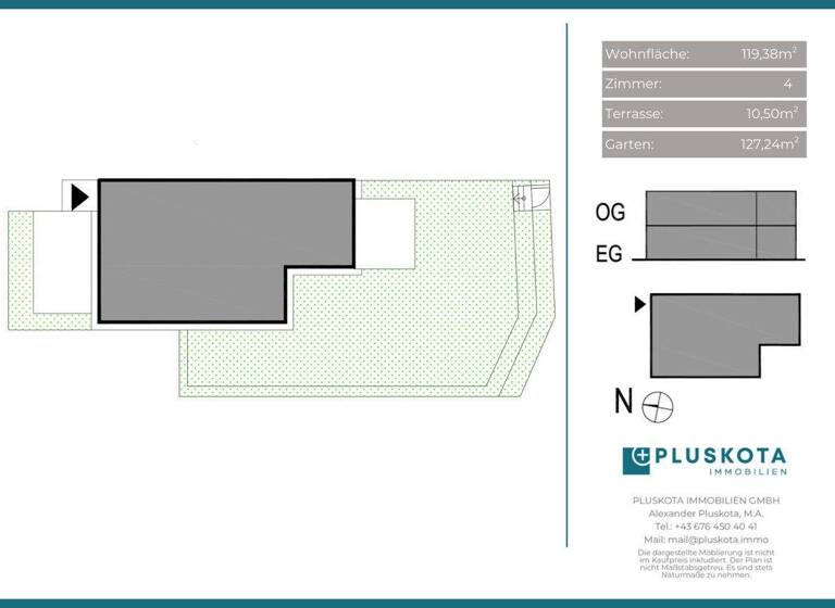 Reihenmittelhaus zum Kauf - Erstbezug provisionsfrei 706.400 € 4 Zimmer 119,4 m² Leopoldsdorf 2333