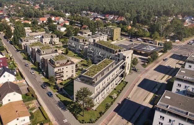 Wohnung zum Kauf - Neubau 260.000 € 2 Zimmer 52,6 m² 1. Geschoss frei ab sofort Donaustraße 2a Ludwigsfelde Ludwigsfelde 14974