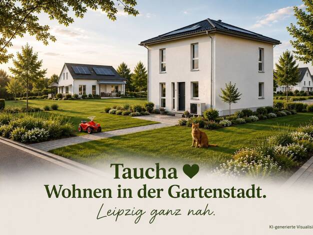 Stadthaus zum Kauf - Erstbezug provisionsfrei 509.700 € 6 Zimmer 133 m² 468 m² Grundstück frei ab 01.08.2027 Taucha Taucha 04425