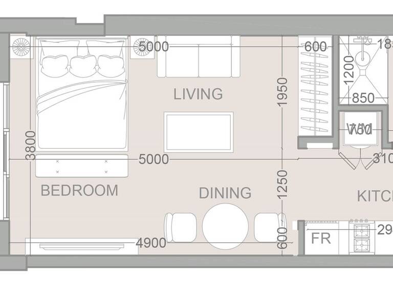 Wohnung zum Kauf provisionsfrei 195.280 € 2 Zimmer 41,3 m² Dubai 00000