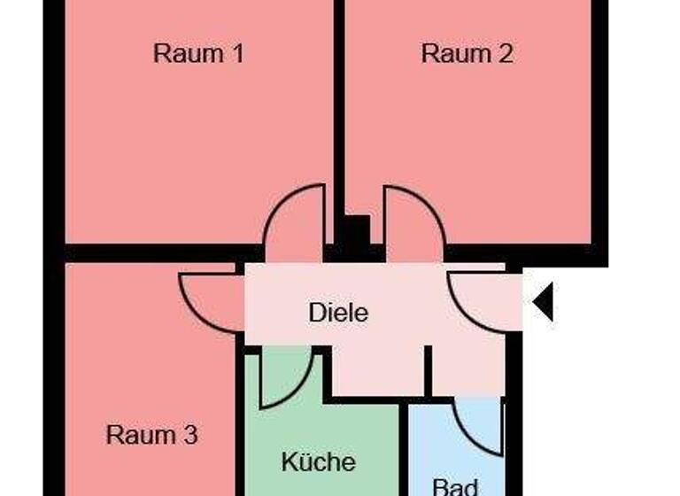 Wohnung zur Miete 389 € 3 Zimmer 66,3 m² 1. Geschoss Auf der Burg 117 Ohle Plettenberg 58840