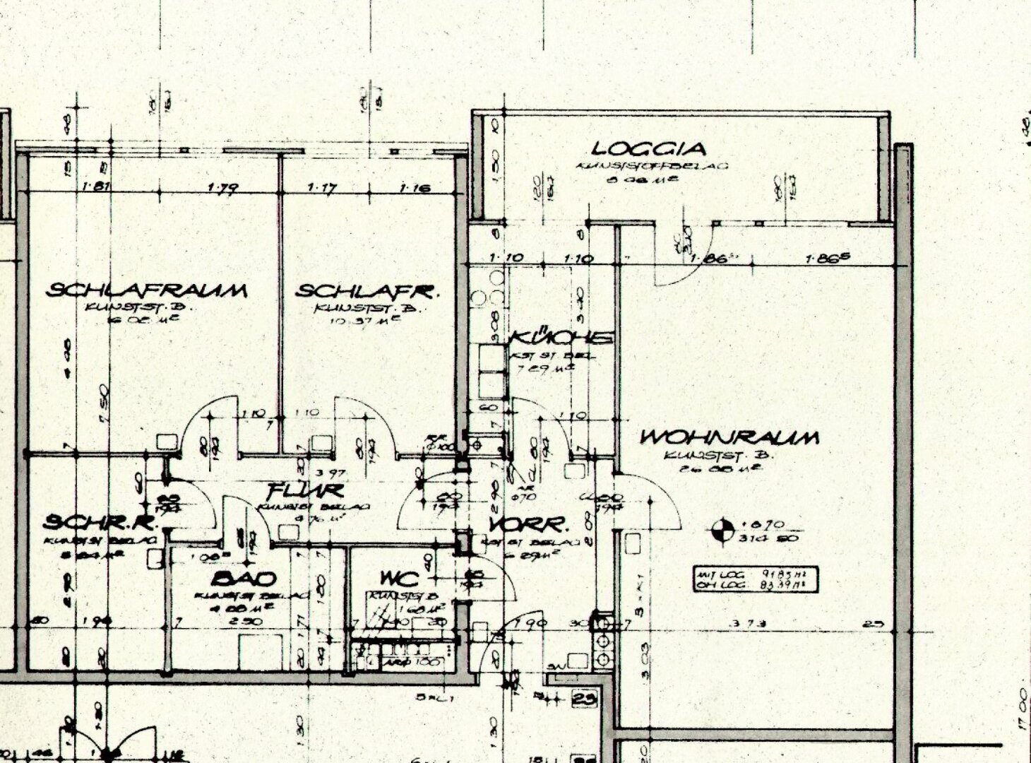 Wohnung zum Kauf 259.000 € 3 Zimmer 83,4 m²<br/>Wohnfläche 3.<br/>Geschoss Bad Vöslau 2540