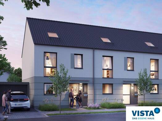 Reihenendhaus zum Kauf - Neubau 499.500 € 4 Zimmer 128,6 m² 303 m² Grundstück Frankfurter Straße 28 Babenhausen 64832