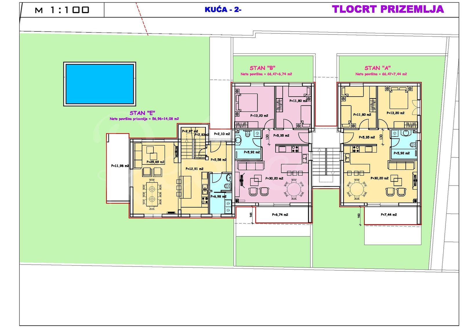 Wohnung zum Kauf 451.300 € 3 Zimmer 130 m²<br/>Wohnfläche 1.<br/>Geschoss Porec center 52440