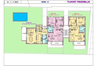 Wohnung zum Kauf 451.300 € 3 Zimmer 130 m² 1. Geschoss Porec center 52440