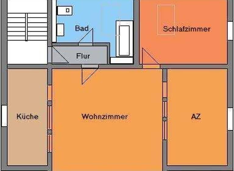 Wohnung zum Kauf 54.340 € 2 Zimmer 49,4 m² frei ab sofort Zella-Mehlis 98544