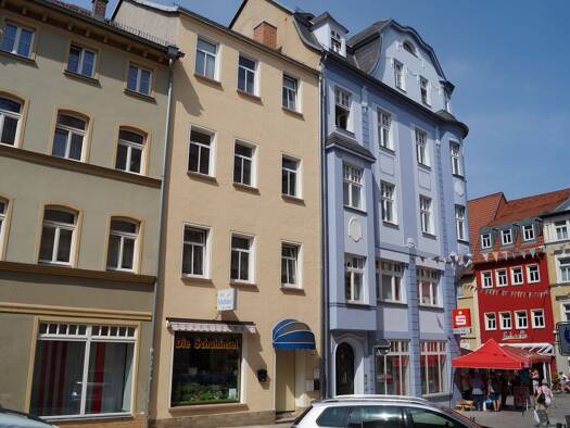 Wohnung zur Miete 340 € 2 Zimmer 52 m² 3. Geschoss frei ab 01.09.2026 Schuhgasse 15 Pößneck,Stadt Pößneck 07381