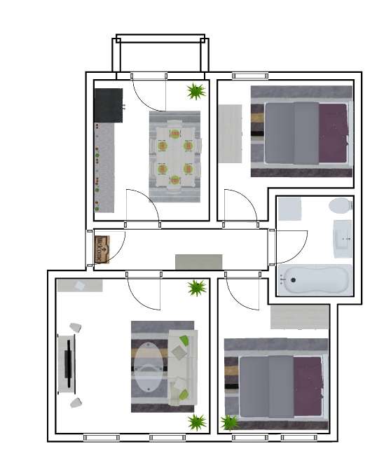 Studio zur Miete 675 € 3 Zimmer 67,3 m²<br/>Wohnfläche 1.<br/>Geschoss 01.01.2025<br/>Verfügbarkeit Burgstraße 51a Giebichenstein Halle 06114