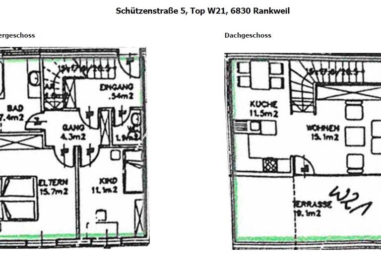 Terrassenwohnung zur Miete 1.260 € 3 Zimmer 75,2 m² frei ab 01.07.2026 Schützenstraße 5 Rankweil 6830