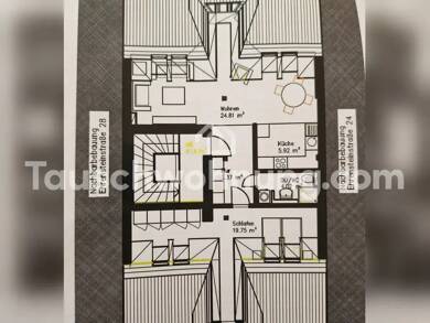 Wohnung zur Miete Tauschwohnung 550 € 2 Zimmer 53 m² Dachgeschoss, 4. Geschoss Zentrum - Nord Leipzig 04105