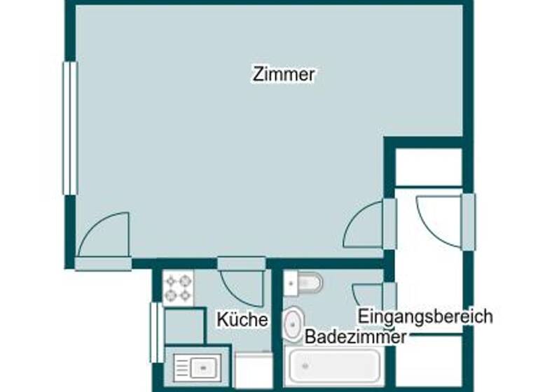 Studio zum Kauf 119.000 € 1 Zimmer 36,2 m² 2. Geschoss Billstedt Hamburg 22117