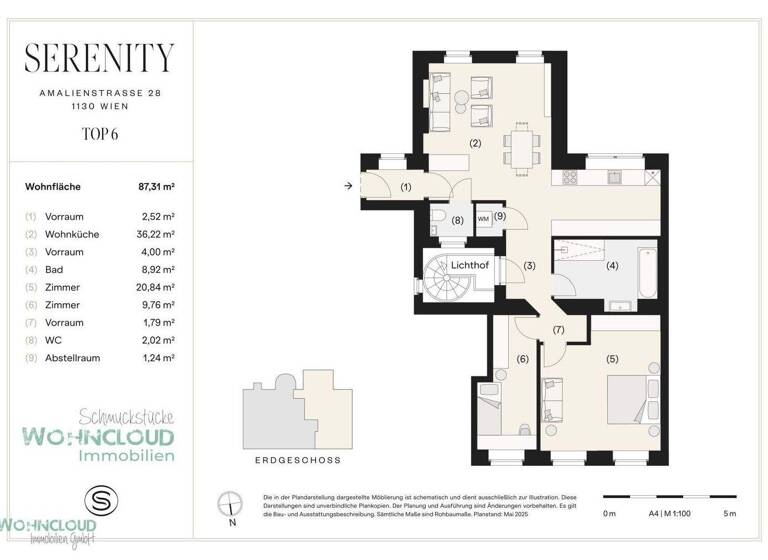 Wohnung zum Kauf - Erstbezug 920.000 € 5 Zimmer 144,8 m² EG Wien,Hietzing 1130