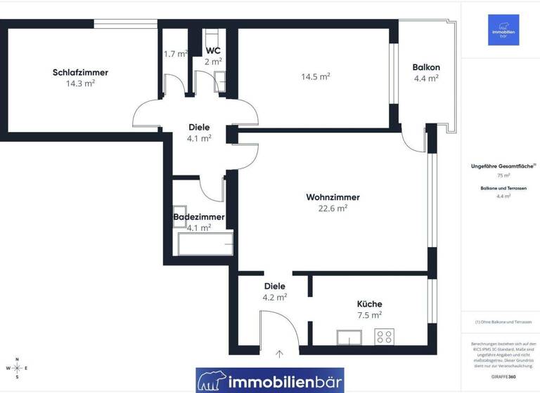 Wohnung zur Miete 659 € 3 Zimmer 75 m² 3. Geschoss Ringstraße 27 Kallham 4720