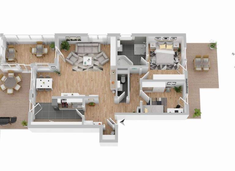 Penthouse zum Kauf 385.000 € 3 Zimmer 137 m² Bad Rappenau 74906