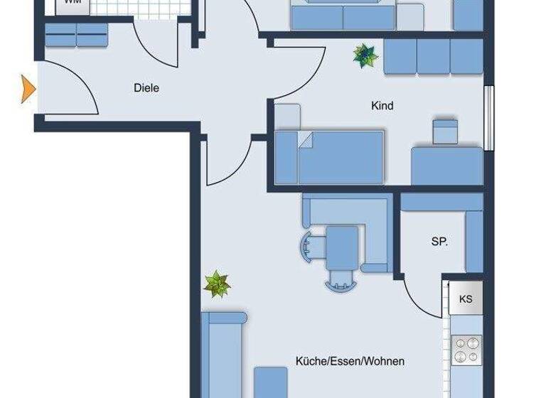 Wohnung zum Kauf - Erstbezug provisionsfrei 380.700 € 3 Zimmer 66 m² EG Mühlried Schrobenhausen / Mühlried 86529